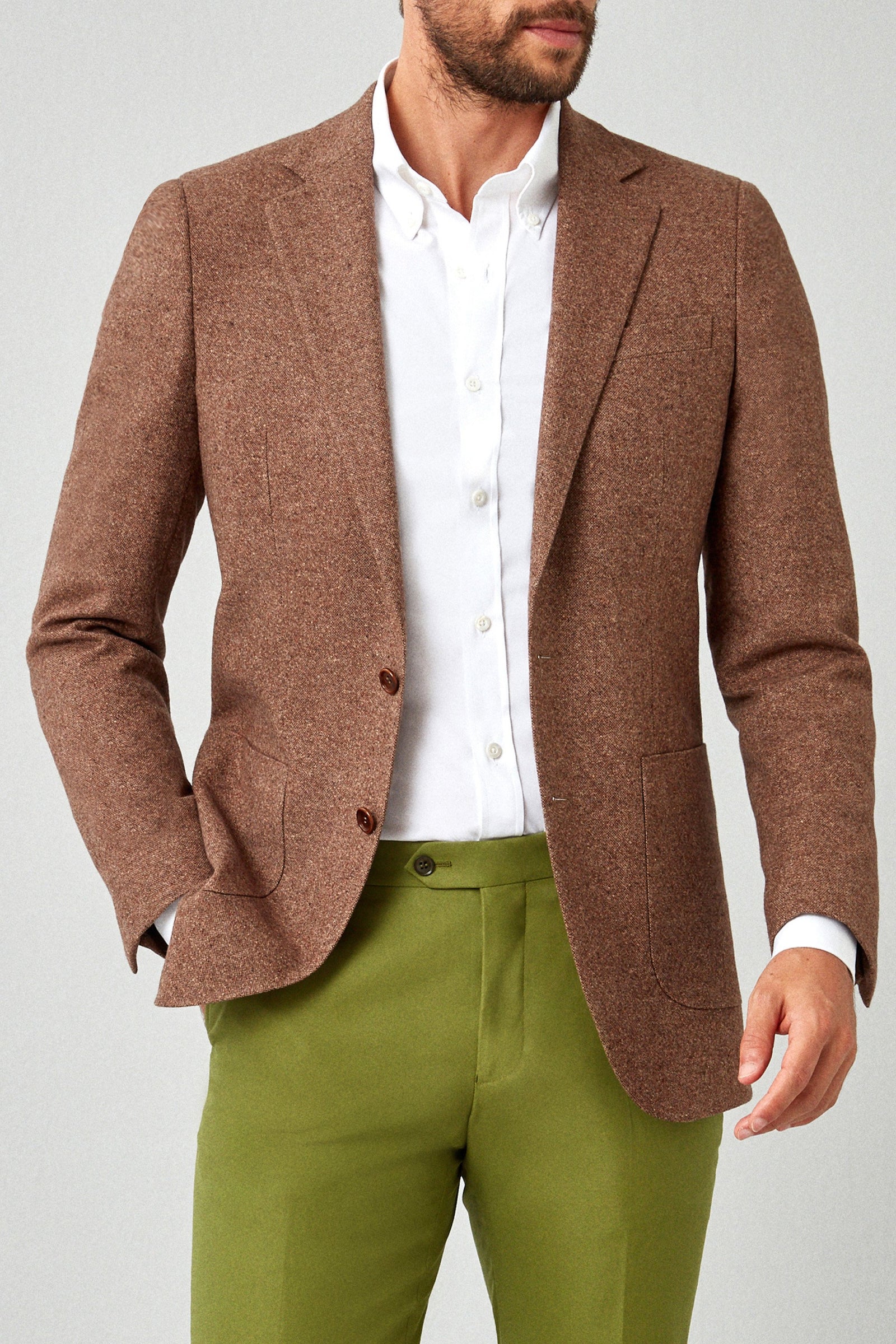 Donegal Italian Wool & Silk Jacket