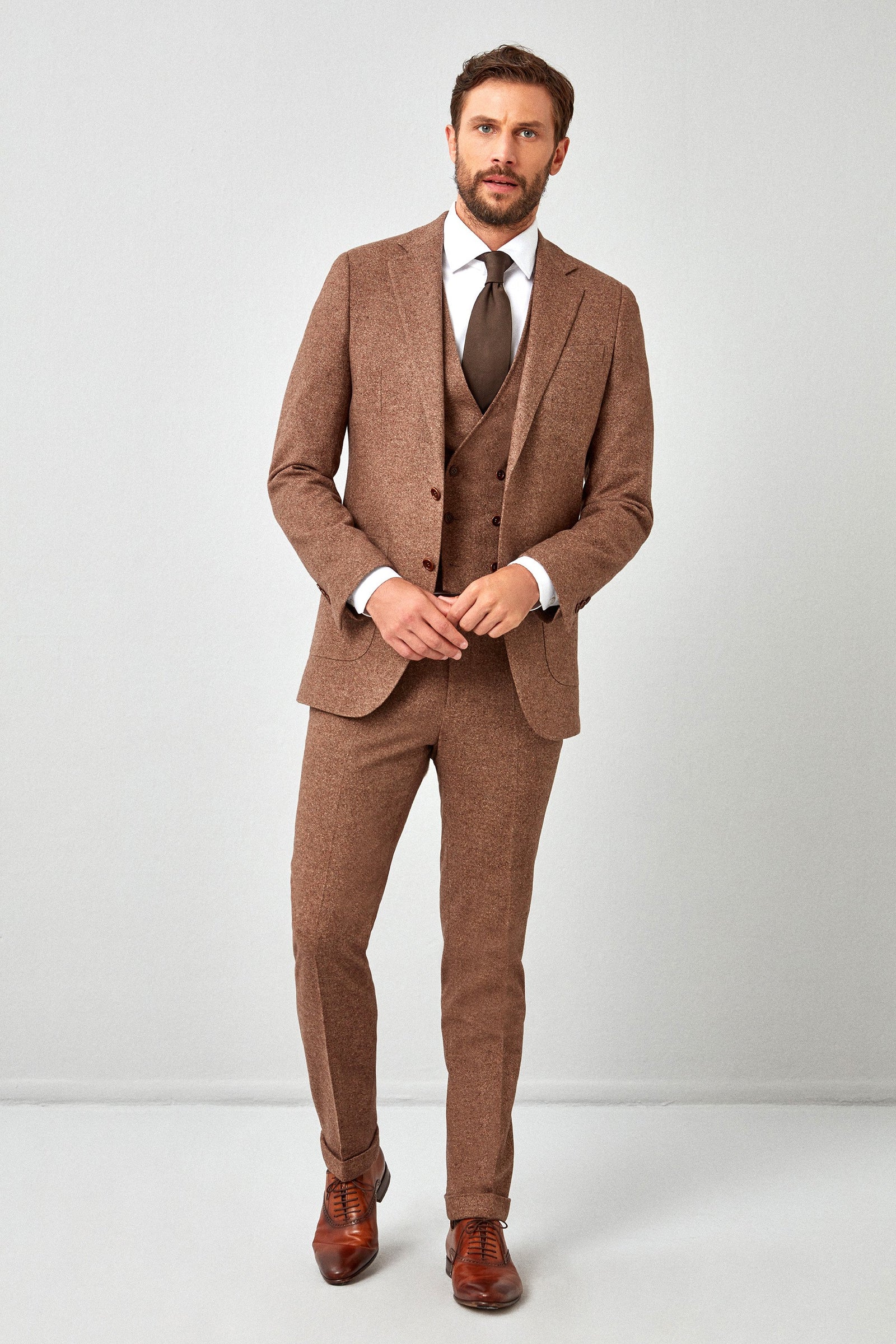 Donegal Itallian Wool & Silk Trousers