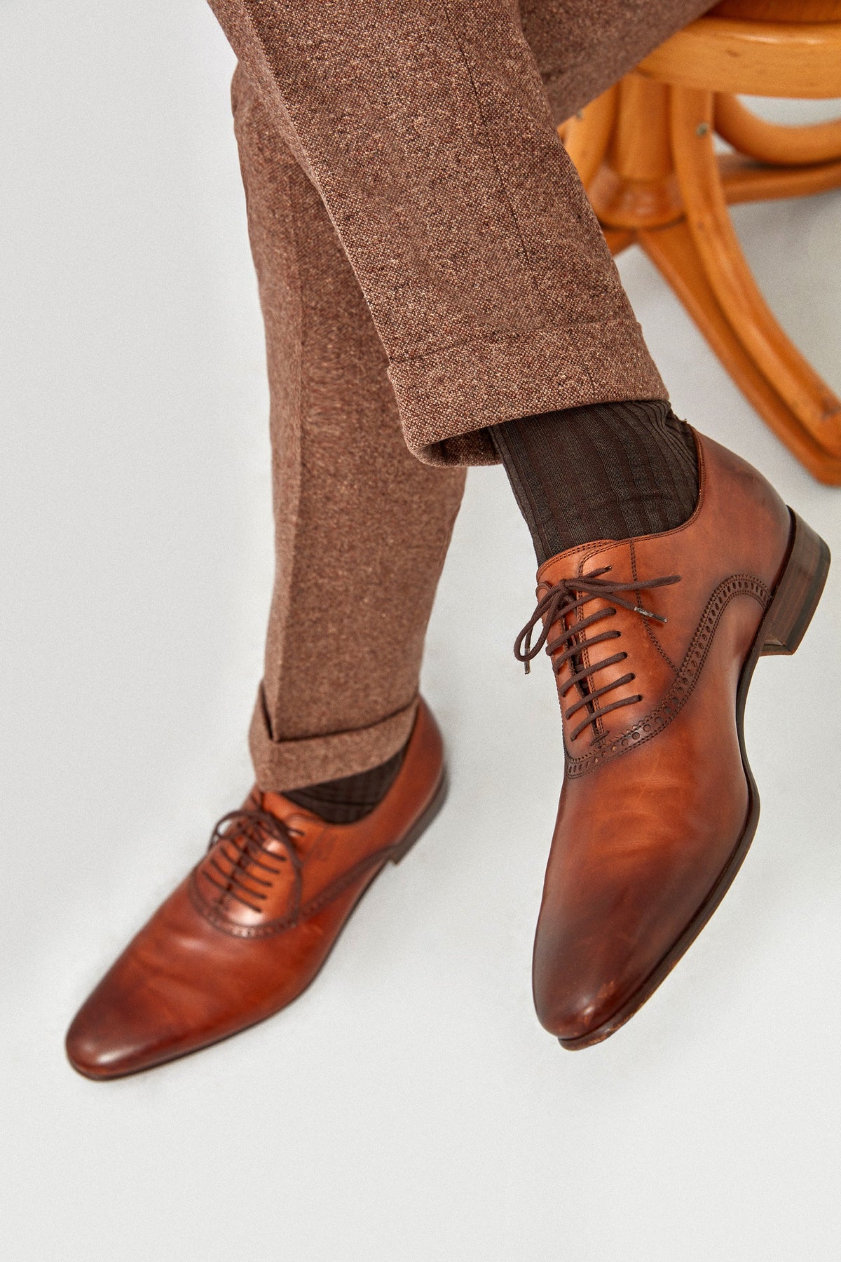 Donegal Itallian Wool & Silk Trousers