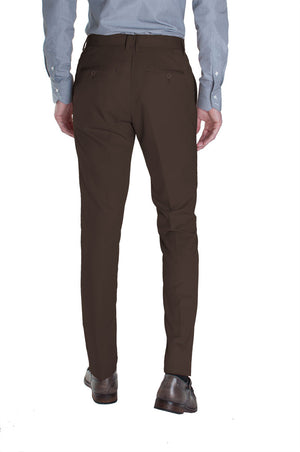 Heavyweight Cotton Trousers - Brown | Trousers | Oliver Brown