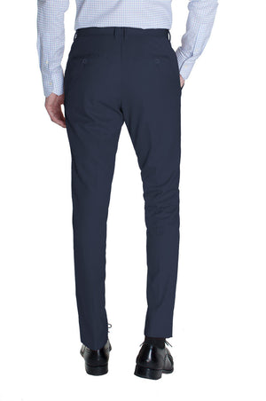 Dark Navy Cotton Dress Pants - Acustom Apparel Dark Navy Cotton Dress Pants - Acustom Apparel
