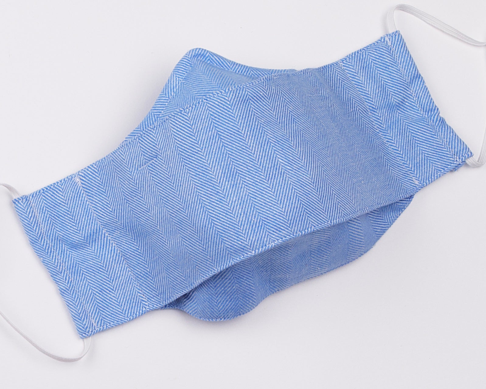 Sky Blue Chevron Cashmere