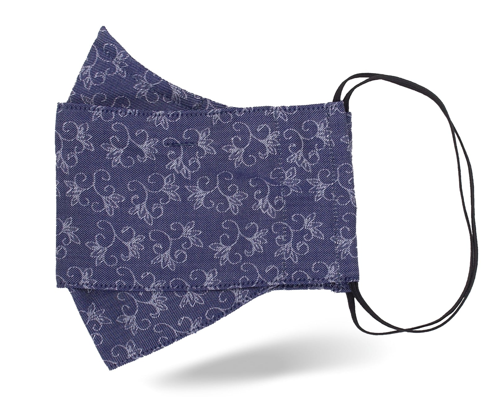 Indigo Damask Floral