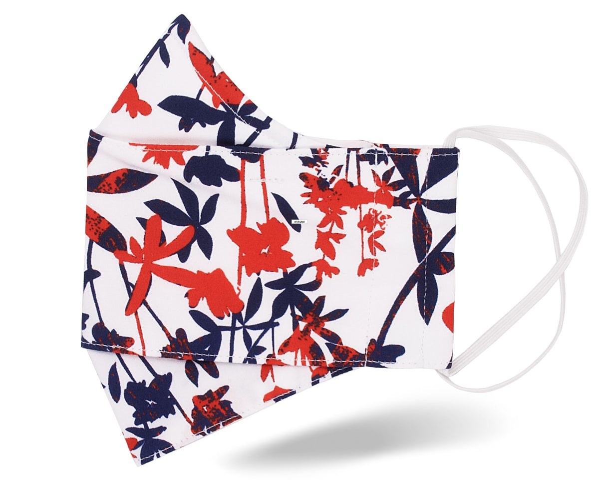 Red & Navy Bamboo