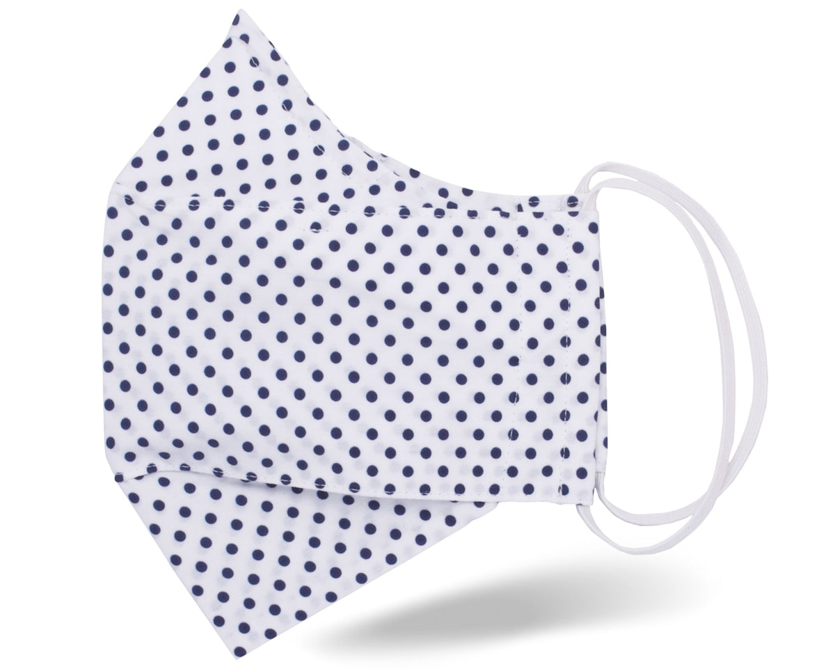 Navy Polkadot