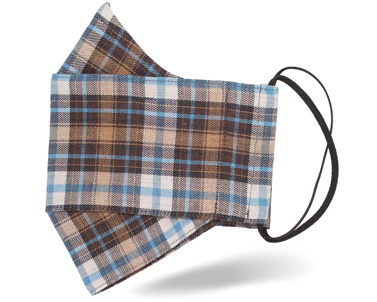 Brown & Blue Tartan