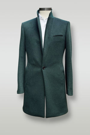 Plush Wool & Silk Overcoat