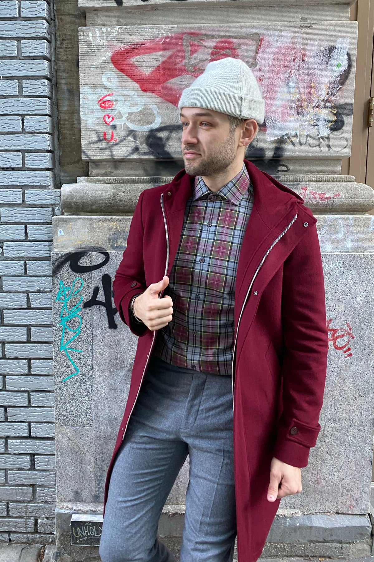 Zip-Up Parka with Hood