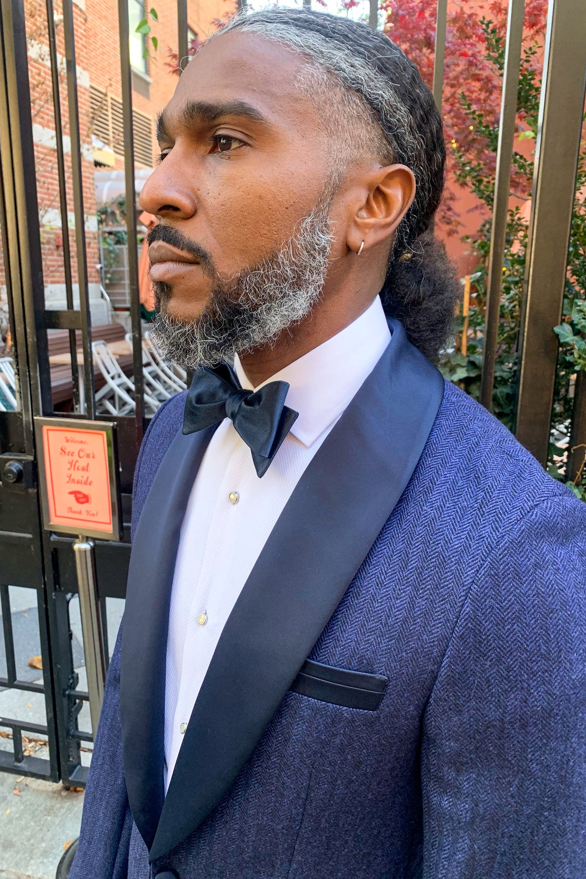 English Tweed Herringbone Dinner Jacket