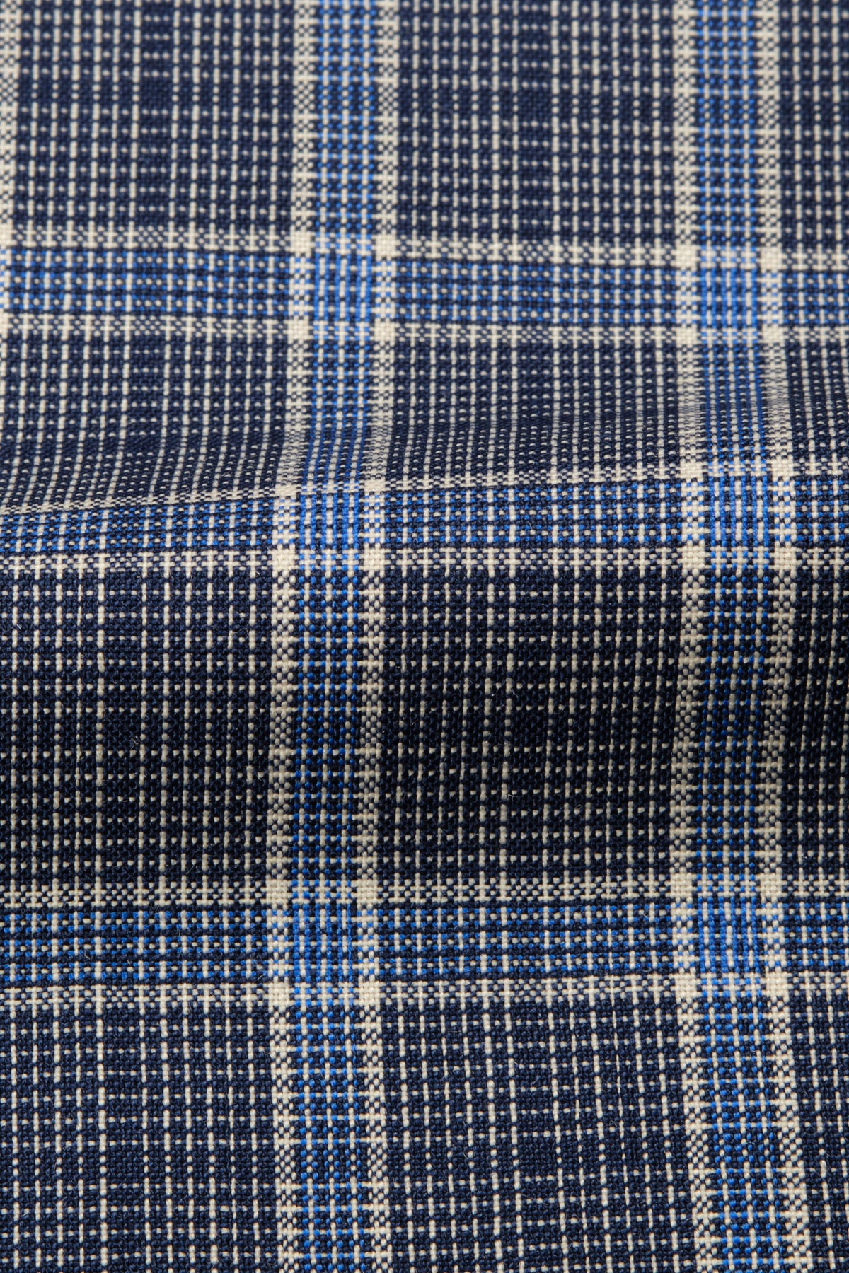 Plaid Blazer in Blues