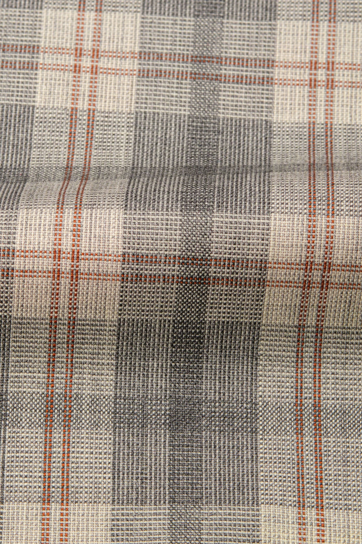Plaid Blazer in Warm Tones