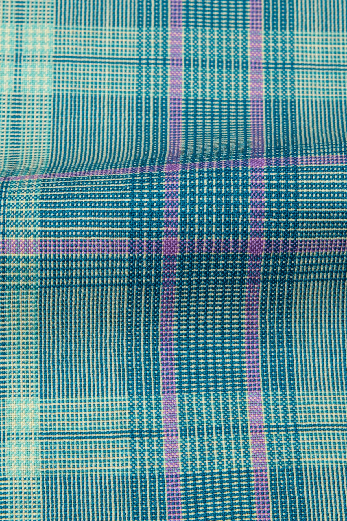 Bold Tonal Plaid Blazer