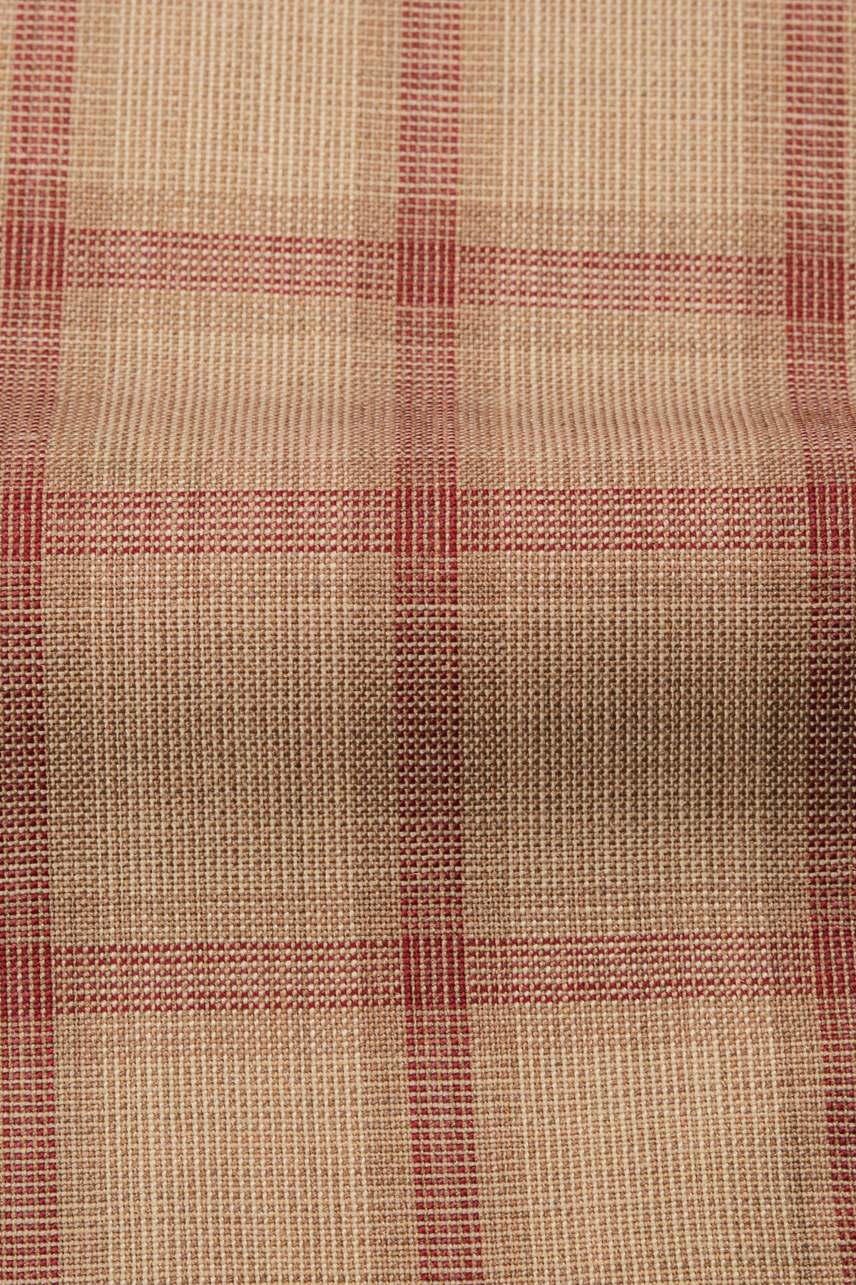 Plaid Blazer in Warm Tones