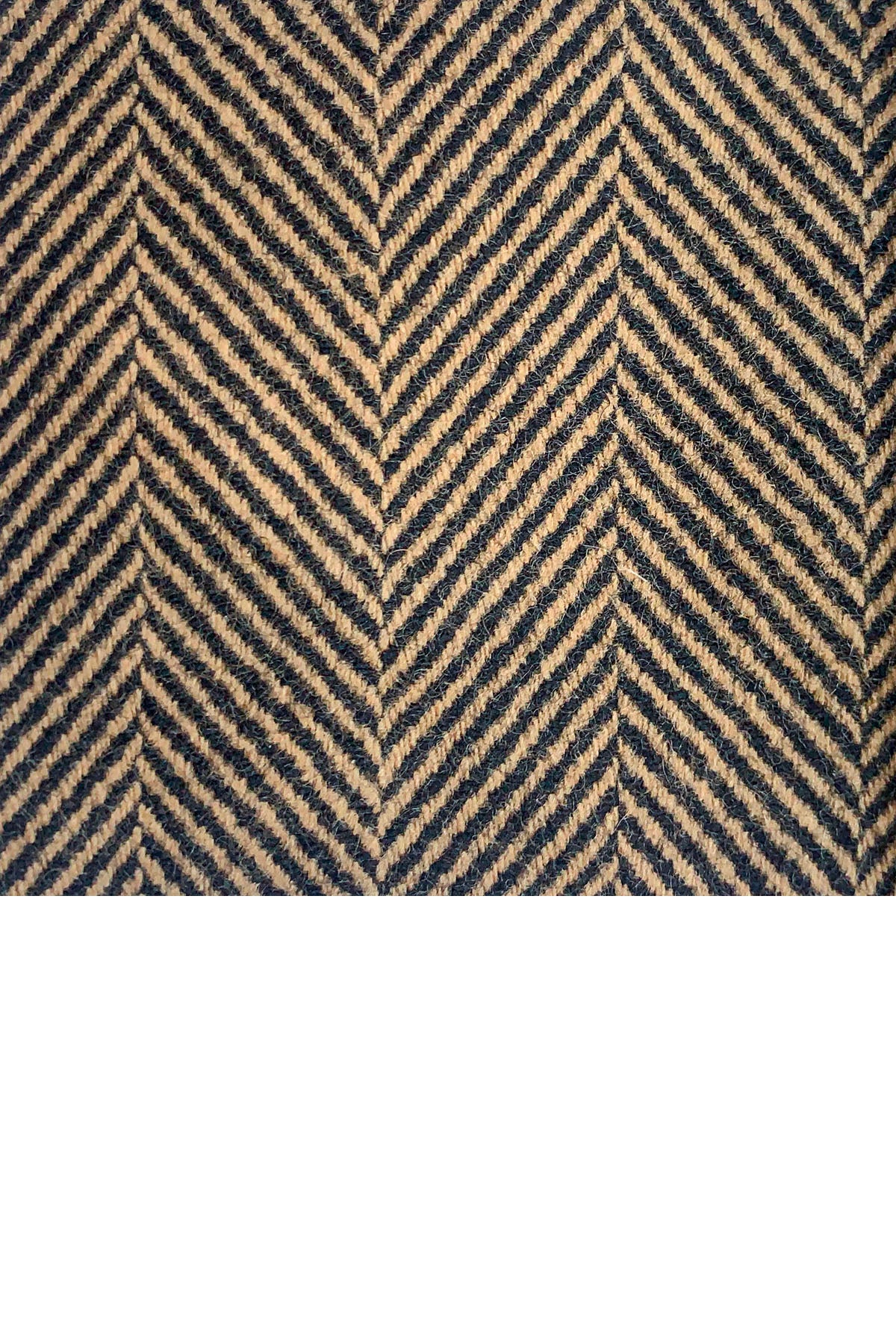 English Herringbone Topcoat with Velvet