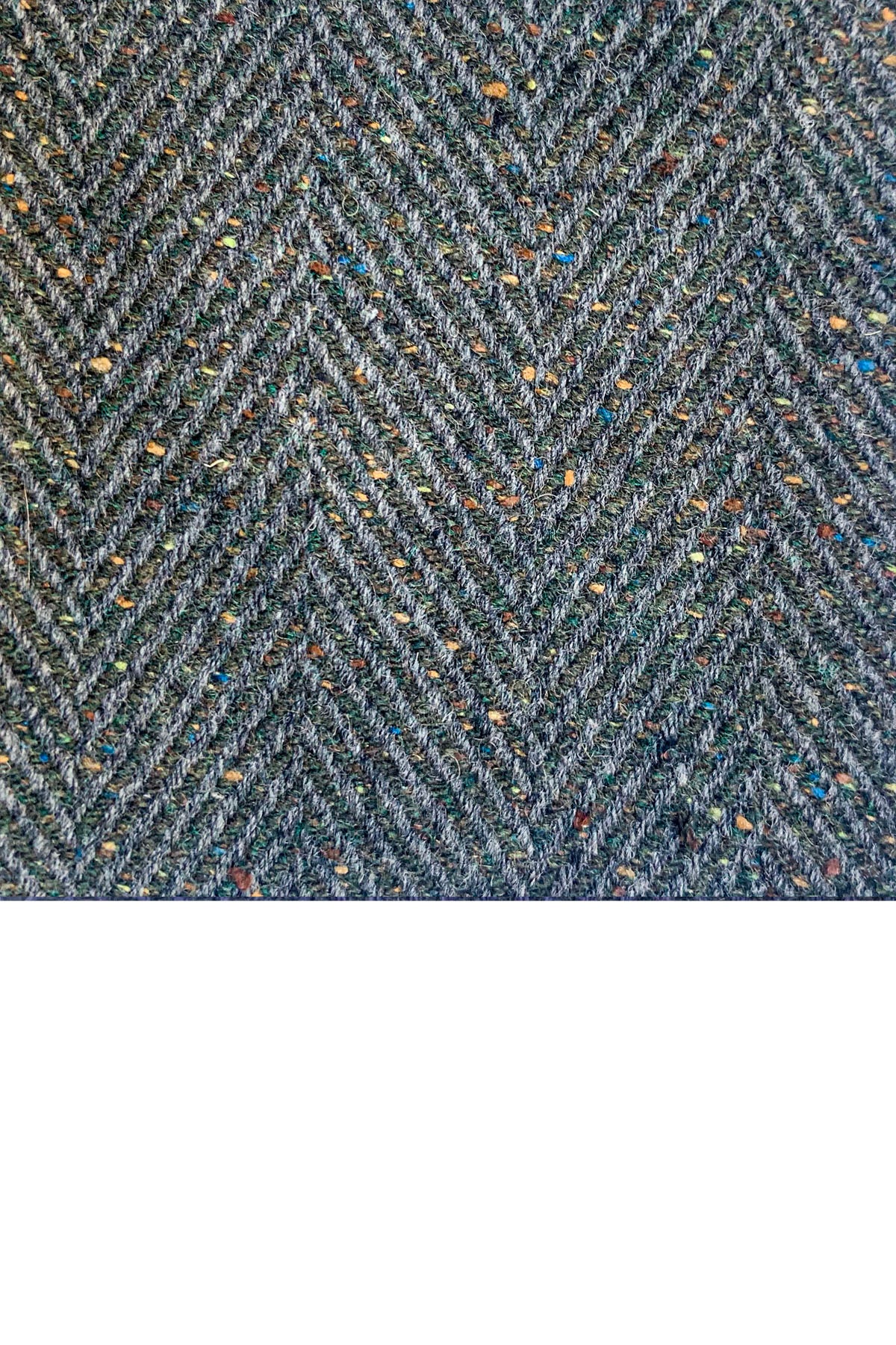 English Herringbone Topcoat with Velvet