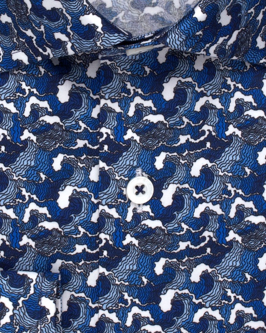 Japanese Woodblock Wave Print