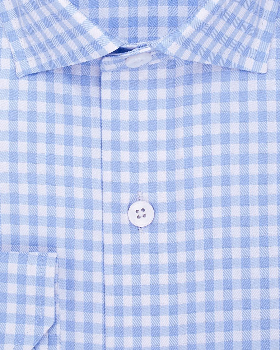 Twill 140 Blue Gingham